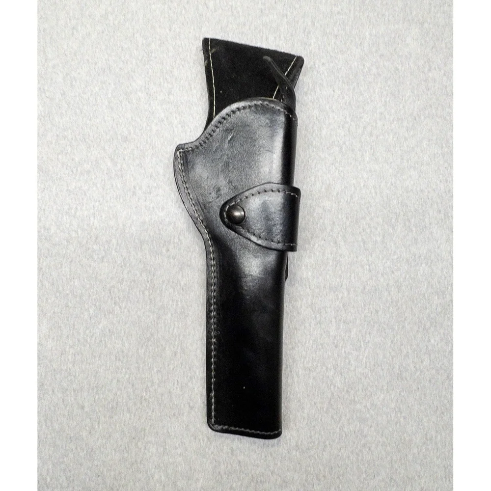Vtg Black Leather Holster 12